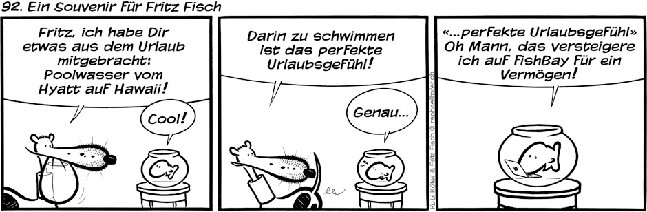 92. Ein Souvenir für Fritz Fisch