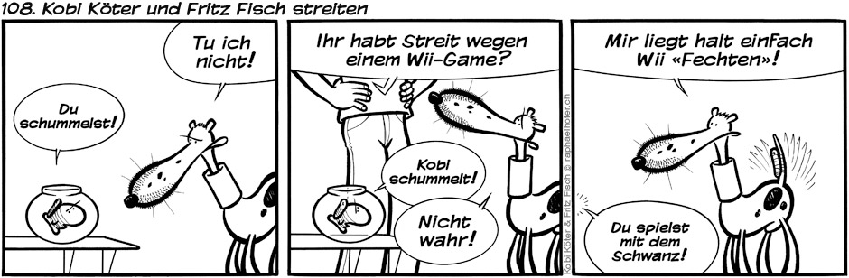 108. Kobi Köter und Fritz Fisch streiten