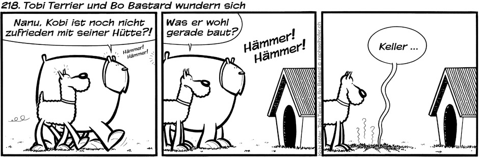218. Tobi Terrier und Bo Bastard wundern sich