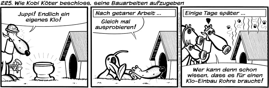 225. Wie Kobi Köter beschloss, seine Bauarbeiten aufzugeben