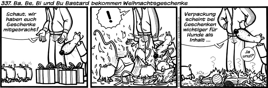 337. Ba, Be, Bi und Bu Bastard bekommen Weihnachtsgeschenke